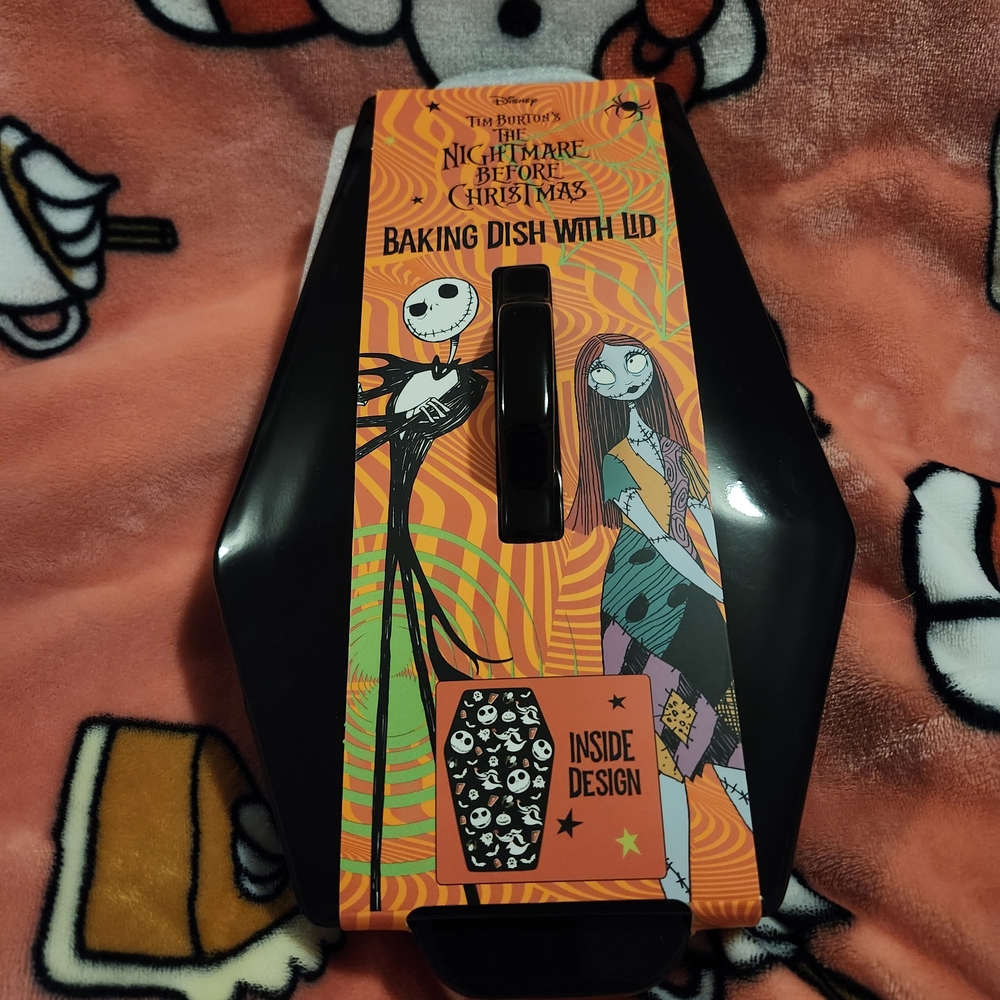 The Nightmare Before Christmas Black Baking Dish with Lid